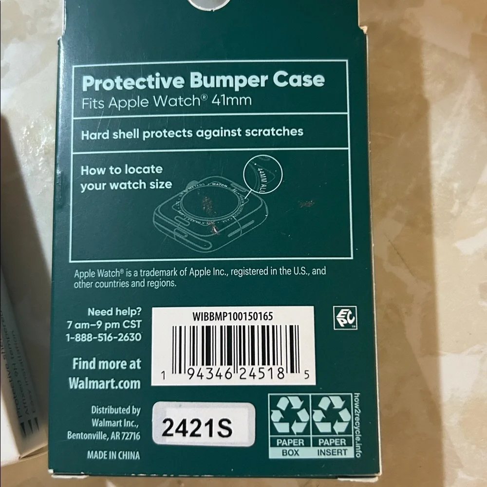 Protective case bundle for Apple Watch 41 MM